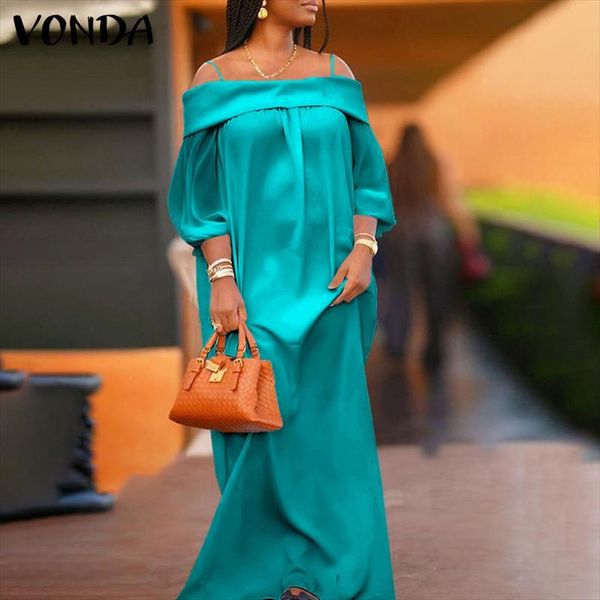women maxi long dress summer bohemian casual baggy vestido robes longue off shoulder robe sundress, Black;gray
women maxi long dress summer bohemian casual baggy vestido robes longue off shoulder robe sundress, Black;gray