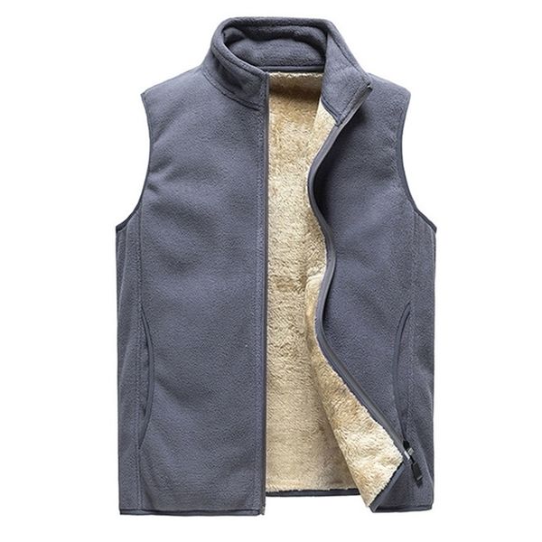 autumn winter fleece mens vest jacket casual solid black warm thick big size 8xl men's sleeveless vest waistcoat gilet campera 201120, Black;white
autumn winter fleece mens vest jacket casual solid black warm thick big size 8xl men's sleeveless vest waistcoat gilet campera 201120, Black;white