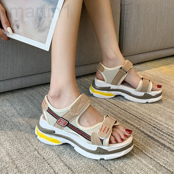 sandals designer women 2022 summer new korean fashion wearing thick soled dad sandals magic stickers casual beach shoes trend7qb6, Black
sandals designer women 2022 summer new korean fashion wearing thick soled dad sandals magic stickers casual beach shoes trend7qb6, Black