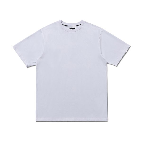 Men's T-shirts 202153 short sleeve trend simple Joker Hong Kong style loose tide brand ins half sleeve couple T-shirt, White-202153