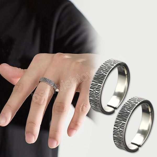 vintage adjustable opening ring for hip hop woman man gift couple rings party jewelry personalized retro ring, Silver
vintage adjustable opening ring for hip hop woman man gift couple rings party jewelry personalized retro ring, Silver