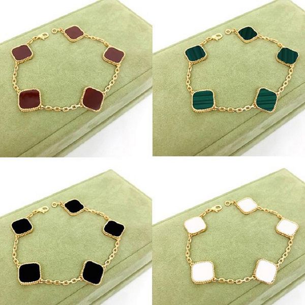 fashion classic 4/four leaf clover charm bracelets bangle chain 18k gold agate shell mother-of-pearl for women&girl wedding mother' day, Golden;silver
fashion classic 4/four leaf clover charm bracelets bangle chain 18k gold agate shell mother-of-pearl for women&girl wedding mother' day, Golden;silver