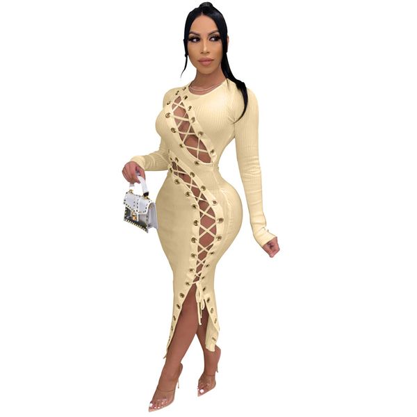 dresses womens hollow out bodycon lace-up patchwork long sleeve ribbed bandage party aa, Black;gray
dresses womens hollow out bodycon lace-up patchwork long sleeve ribbed bandage party aa, Black;gray