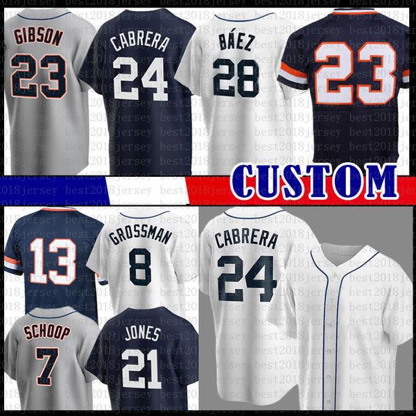 28 javier baez 24 miguel cabrera detroit baseball jersey kirk gibson tucker barnhart jacoby jones dustin garneau jake rogers jonathan schoop, Blue;black
28 javier baez 24 miguel cabrera detroit baseball jersey kirk gibson tucker barnhart jacoby jones dustin garneau jake rogers jonathan schoop, Blue;black