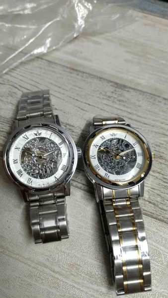other watches luxury designer men's automatic mechanical wrist metal band s01, Slivery;black
other watches luxury designer men's automatic mechanical wrist metal band s01, Slivery;black