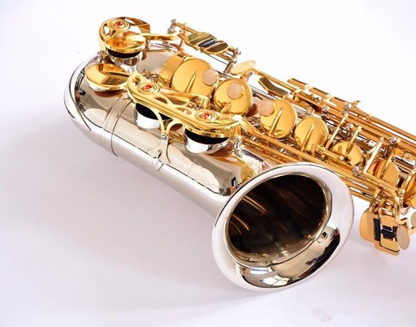 eb saxophone alto e-flat nickel plated gold key saxophone professional instruments with case gloves reeds mouthpiece
eb saxophone alto e-flat nickel plated gold key saxophone professional instruments with case gloves reeds mouthpiece