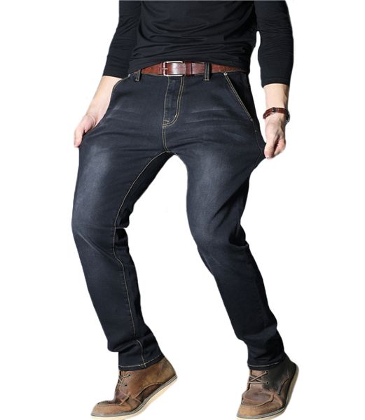 men's classic regular fit jeans stretch straight comfy denim pants male big-tall trousers 5-pocket large sizes business trousers, Blue
men's classic regular fit jeans stretch straight comfy denim pants male big-tall trousers 5-pocket large sizes business trousers, Blue