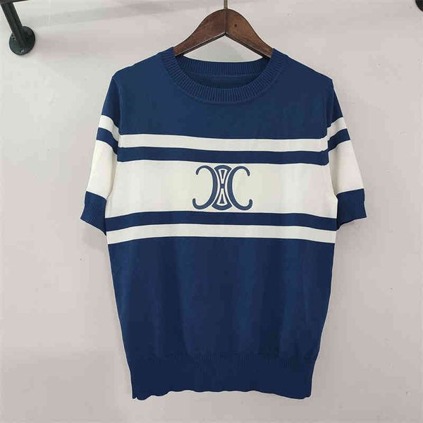 women's knits tees ce home summer contrast pattern embroidery stitching round neck short sleeve sweater t-shirt temperament aging shirt, White
women's knits tees ce home summer contrast pattern embroidery stitching round neck short sleeve sweater t-shirt temperament aging shirt, White