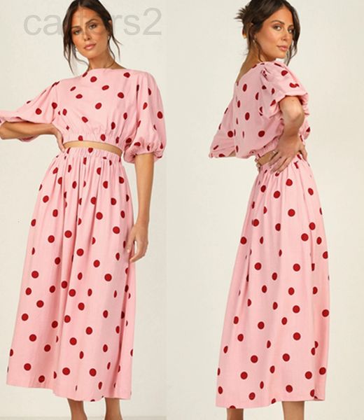 casual dresses designer 2022 spring and summer new women's wave dot printed high waist two-piece suit 9xg12022, Black;gray
casual dresses designer 2022 spring and summer new women's wave dot printed high waist two-piece suit 9xg12022, Black;gray