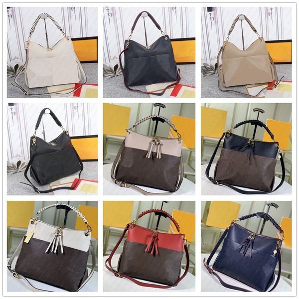 designer maida hobo functional zipped lady axillary bag 9 colors embossed monograms leather purse duffle luxurys designers veau cachemire cr, Red;black
designer maida hobo functional zipped lady axillary bag 9 colors embossed monograms leather purse duffle luxurys designers veau cachemire cr, Red;black