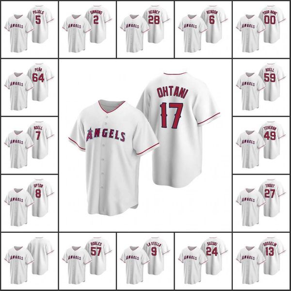 los angeles's angels men women youth #8 justin upton 57 hansel robles 17 shohei ohtani 27 mike trout custom white home jersey, Black
los angeles's angels men women youth #8 justin upton 57 hansel robles 17 shohei ohtani 27 mike trout custom white home jersey, Black