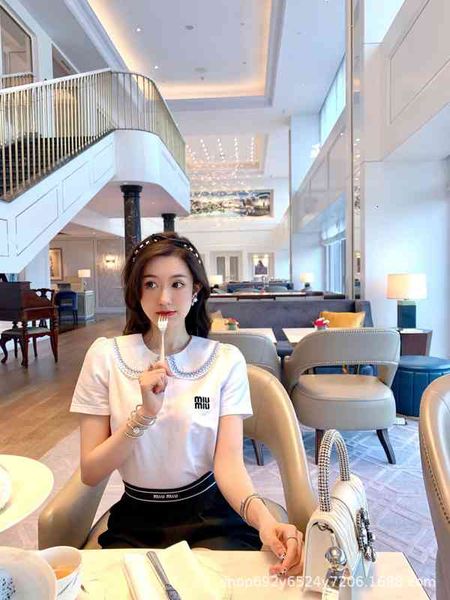 women's t-shirt spring and summer minority color edge nail bead doll neck t-shirt vitality age reduction slim girl style ie7n oqas, White
women's t-shirt spring and summer minority color edge nail bead doll neck t-shirt vitality age reduction slim girl style ie7n oqas, White