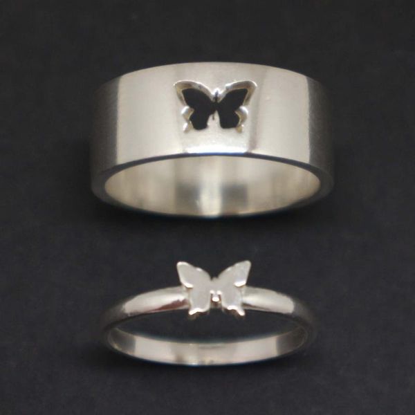 cluster rings cute butterfly ring jewelry his and her couple promise set vintage matching anniversary gift for wife, Golden;silver
cluster rings cute butterfly ring jewelry his and her couple promise set vintage matching anniversary gift for wife, Golden;silver
