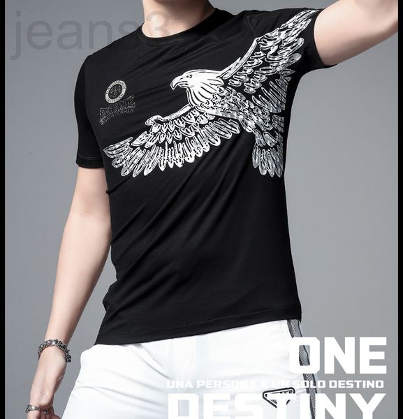 men's t-shirts designer european drill mercerized cotton short sleeve t-shirt men's fashion brand trend 2022 summer new half t-shi, White;black
men's t-shirts designer european drill mercerized cotton short sleeve t-shirt men's fashion brand trend 2022 summer new half t-shi, White;black