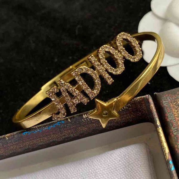 factory wholesale letter star fashion trend punk men's and women's open adjustment bracelet, Silver
factory wholesale letter star fashion trend punk men's and women's open adjustment bracelet, Silver