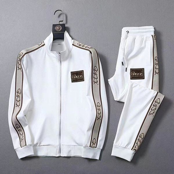 men women tracksuits two pieces set jacket pants with letters and strips printed gg6688, Gray
men women tracksuits two pieces set jacket pants with letters and strips printed gg6688, Gray