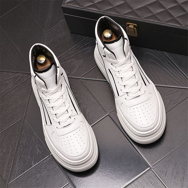 luxury lace-up breathable boots mens casual safety chunky sneakers round toe thick bottom walking loafers, Black
luxury lace-up breathable boots mens casual safety chunky sneakers round toe thick bottom walking loafers, Black