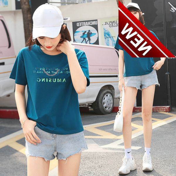 50% off discount summer new korean loose round neck fried street versatile letter printed harajuku short sleeve t-shirt women's ins fas, White;black
50% off discount summer new korean loose round neck fried street versatile letter printed harajuku short sleeve t-shirt women's ins fas, White;black