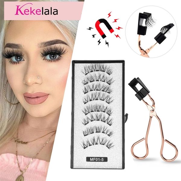 kekelala est 3d mink magnetic lashes 5 magnets false eyelashes natural look dramatic 5d cruelty fake cils wholesale 220518