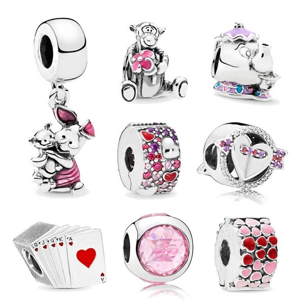 fits pandora bracelets silver pink cartoon heart playing card poker beads crystal loose beads charms for wholesale diy european necklace jew, Black
fits pandora bracelets silver pink cartoon heart playing card poker beads crystal loose beads charms for wholesale diy european necklace jew, Black
