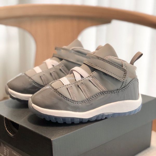 2022 kids 11 1s cool grey 378040-005 toddler boys girls enfant children basket sneakers size us 8c-3y 22-35, Black
2022 kids 11 1s cool grey 378040-005 toddler boys girls enfant children basket sneakers size us 8c-3y 22-35, Black