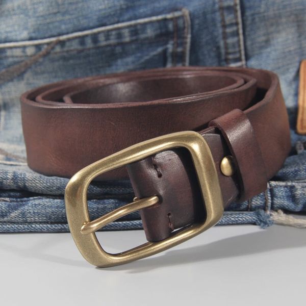 cowhide fashion leather retro handmade copper buckle men's luxury belt genuine leather belt jeans wide men's belt, Black;brown
cowhide fashion leather retro handmade copper buckle men's luxury belt genuine leather belt jeans wide men's belt, Black;brown