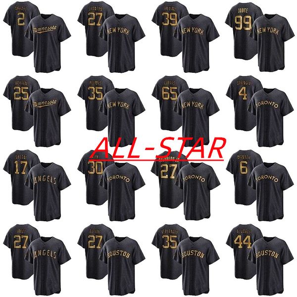 2022 all-star game jersey judge buxton clay holmes jose trevino nestor cortes cole springer alek manoah guerrero jr sports athletic shirts c, Blue;black
2022 all-star game jersey judge buxton clay holmes jose trevino nestor cortes cole springer alek manoah guerrero jr sports athletic shirts c, Blue;black