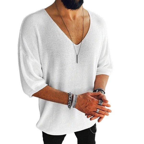 men's t shirt solid color v neck casual daily short sleeve lightweight fashion muscle big and tall white black / summer h14l#
men's t shirt solid color v neck casual daily short sleeve lightweight fashion muscle big and tall white black / summer h14l#