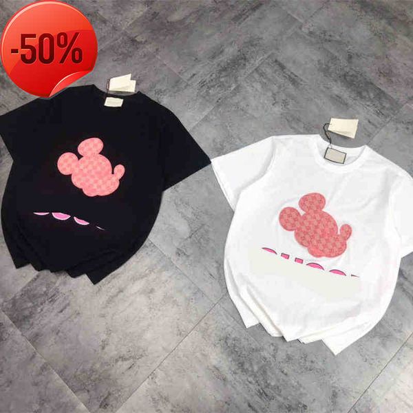 factory wholesale embroidered pasted cloth pink cartoon head casual short sleeve printed letter t-shirt girls fashion versatile, White
factory wholesale embroidered pasted cloth pink cartoon head casual short sleeve printed letter t-shirt girls fashion versatile, White