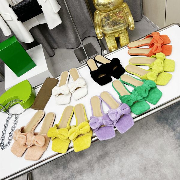 2022 summer new designer slippers level pure color soft fluffy furry big bowknot squared toes home leisure flat soled shoes scuffs stylish w, Black
2022 summer new designer slippers level pure color soft fluffy furry big bowknot squared toes home leisure flat soled shoes scuffs stylish w, Black