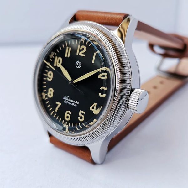wristwatches homage a11 military watch automatic vintage men's mechanical usa army a-11 luminous wristwatch sports airforce clock, Slivery;brown
wristwatches homage a11 military watch automatic vintage men's mechanical usa army a-11 luminous wristwatch sports airforce clock, Slivery;brown