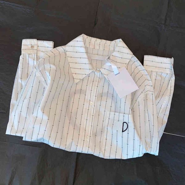 women's polos spring dijia men's and women's same letter embroidery leisure stripe long sleeved shirt women, White
women's polos spring dijia men's and women's same letter embroidery leisure stripe long sleeved shirt women, White