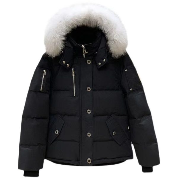 mens winter coats down jacket outdoor white duck thick parkas outerwear big real wolf fur hooded fourrure moose jackets coat hiver parka dou, Black
mens winter coats down jacket outdoor white duck thick parkas outerwear big real wolf fur hooded fourrure moose jackets coat hiver parka dou, Black