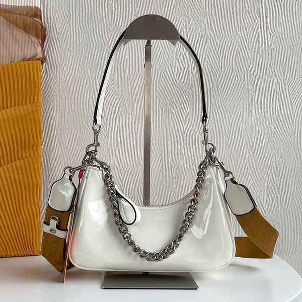 2022 shoulder bag designer women luxury half moon underarm bags fashion simple and versatile accessories detachable metal chain twocolor lea
2022 shoulder bag designer women luxury half moon underarm bags fashion simple and versatile accessories detachable metal chain twocolor lea