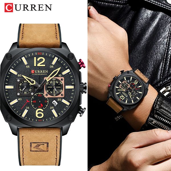 curren fashion luminous dial chronograph quartz men watch auto date waterproof sport leather man wristwatches relogio masculino, Silver
curren fashion luminous dial chronograph quartz men watch auto date waterproof sport leather man wristwatches relogio masculino, Silver