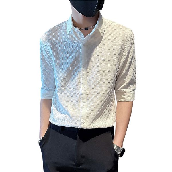 men's casual shirts british style men's spring half sleeve shirts/male slim fit lapel plus size s-3xlmen's, White;black
men's casual shirts british style men's spring half sleeve shirts/male slim fit lapel plus size s-3xlmen's, White;black