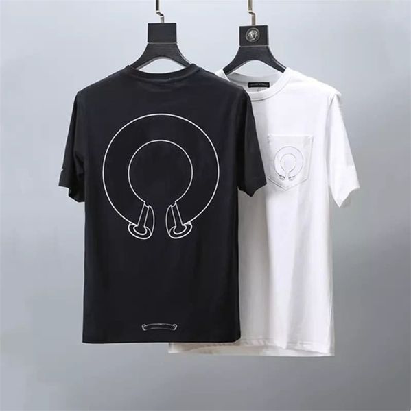 ch classic t shirts short sleeves summer letter horseshoe sanskrit cross print sweatshirts t-shirts mens woman designer loose tees ktki, White;black
ch classic t shirts short sleeves summer letter horseshoe sanskrit cross print sweatshirts t-shirts mens woman designer loose tees ktki, White;black