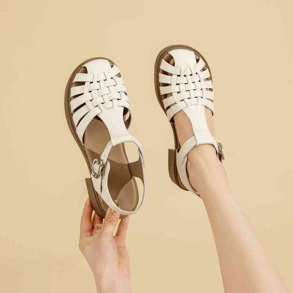 sandals leather summer fashion leisure hollow out baotou hole pig cage shoes soft fairy style, Black
sandals leather summer fashion leisure hollow out baotou hole pig cage shoes soft fairy style, Black
