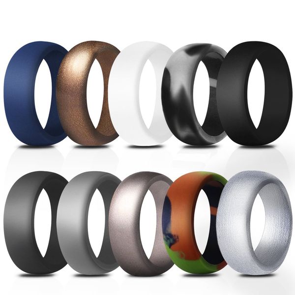 silicone rings 8.7mm hypoallergenic flexible sports antibacterial finger rings rubber wedding ring for men sy222, Silver
silicone rings 8.7mm hypoallergenic flexible sports antibacterial finger rings rubber wedding ring for men sy222, Silver