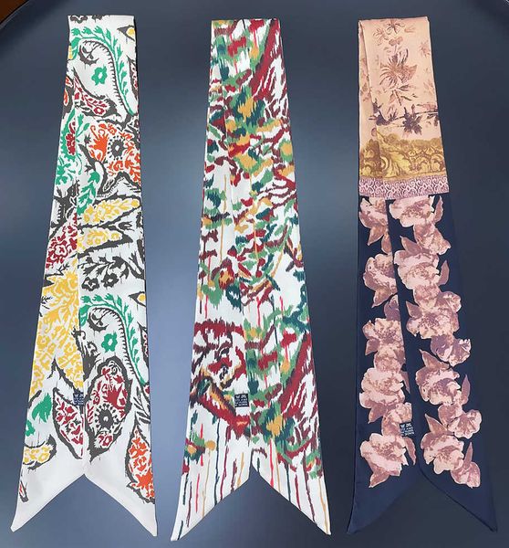 2021 designer headband luxury brand scarves for women's small scarf multi-function tie bag handbag silk fabric, Blue;gray
2021 designer headband luxury brand scarves for women's small scarf multi-function tie bag handbag silk fabric, Blue;gray