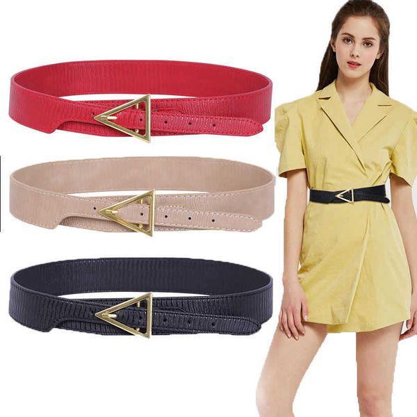 elling fashion women lady triangle buckle soft pu leather wide self tie wrap mujer dress pants high waist belt designer classic luxury, Black;brown
elling fashion women lady triangle buckle soft pu leather wide self tie wrap mujer dress pants high waist belt designer classic luxury, Black;brown