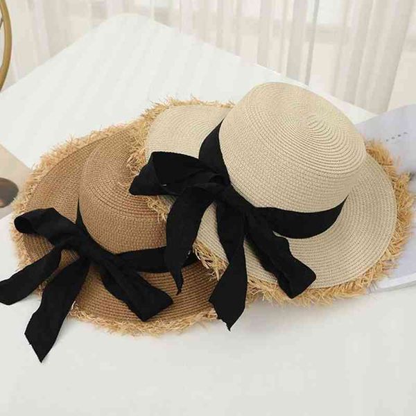 stingy brim hats summer new fashion flat large edge bow decoration sun hat women outdoor travel beach spraying hat 220328, Blue;gray
stingy brim hats summer new fashion flat large edge bow decoration sun hat women outdoor travel beach spraying hat 220328, Blue;gray