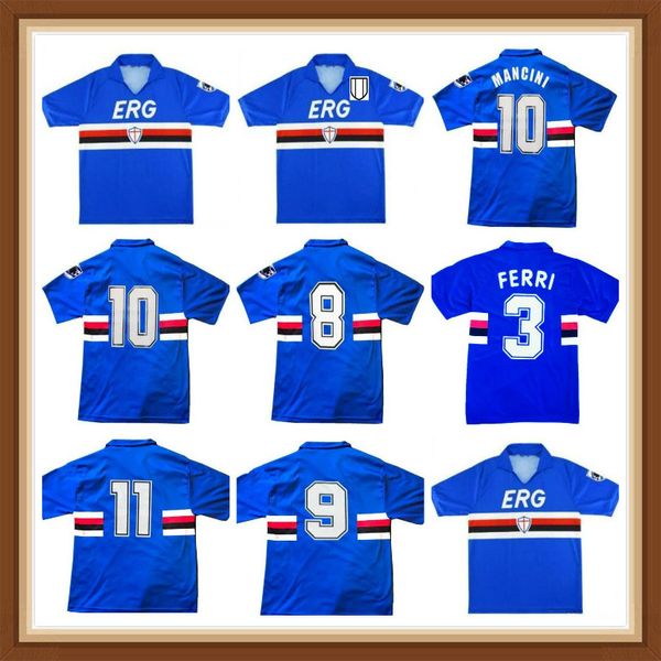 90 91 sampdoria mancini vialli home retro soccer jersey 1990 1991 maglie da calcio vintage classic football shirt maillot, Black;yellow
90 91 sampdoria mancini vialli home retro soccer jersey 1990 1991 maglie da calcio vintage classic football shirt maillot, Black;yellow
