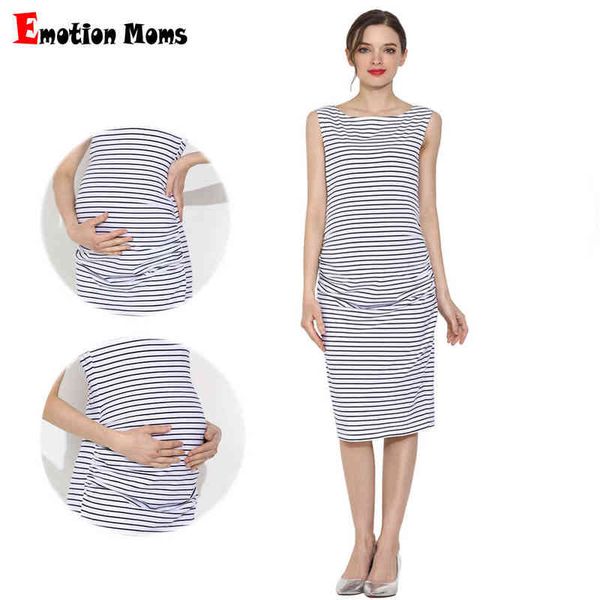 emotion moms summer pregnant dress sleeveless pregnancy clothes casual summer stripe cotton maternity mama knee-length dress g220309, White
emotion moms summer pregnant dress sleeveless pregnancy clothes casual summer stripe cotton maternity mama knee-length dress g220309, White