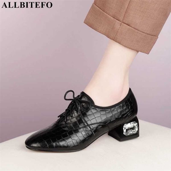 allbitefo size 3441 thick heel design genuine leather women heels shoes fashion high heel shoes high heels 210611, Black
allbitefo size 3441 thick heel design genuine leather women heels shoes fashion high heel shoes high heels 210611, Black