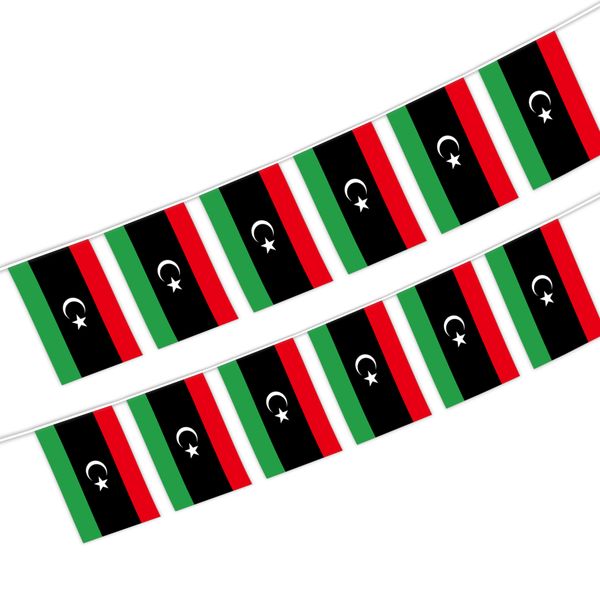 libya string flag 20 flag 14x21cm libyan hanging mini banner for indoor outdoor decoration
libya string flag 20 flag 14x21cm libyan hanging mini banner for indoor outdoor decoration