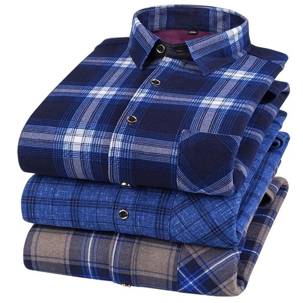 men brand winter warm leisure long sleeved plus thick printed plaid shirt wool double-sided velvet no-shrinkable blouse 220322, White;black
men brand winter warm leisure long sleeved plus thick printed plaid shirt wool double-sided velvet no-shrinkable blouse 220322, White;black