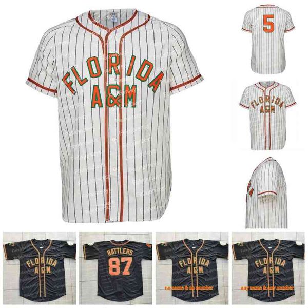 87 rattlers florida a&m university 1965 home baseball jersey for mens womens youth double stitched name and number white black high quailty
87 rattlers florida a&m university 1965 home baseball jersey for mens womens youth double stitched name and number white black high quailty