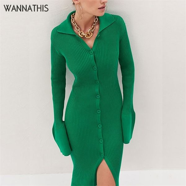 wannathis knitted womens dress long sleeve turndown collar button split office lady elegant fashion autumn knitwear 220607, Black;gray
wannathis knitted womens dress long sleeve turndown collar button split office lady elegant fashion autumn knitwear 220607, Black;gray