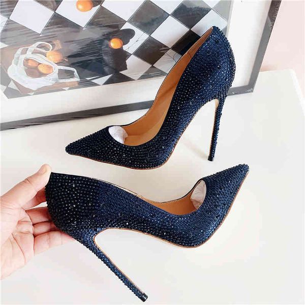 casual designer lady fashion women pumps blue crystal strass point toe high heels shoes 12cm 10cm 8cm stiletto heeled wedding tmk7, Black
casual designer lady fashion women pumps blue crystal strass point toe high heels shoes 12cm 10cm 8cm stiletto heeled wedding tmk7, Black